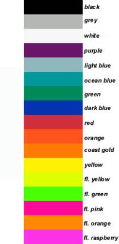 Spinnaker autocollant ( différentes couleurs )